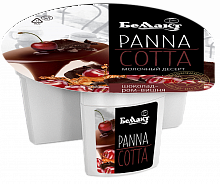 Десерт &quot;Panna Cotta&quot; с наполнителем «Шоколад-ром-вишня»